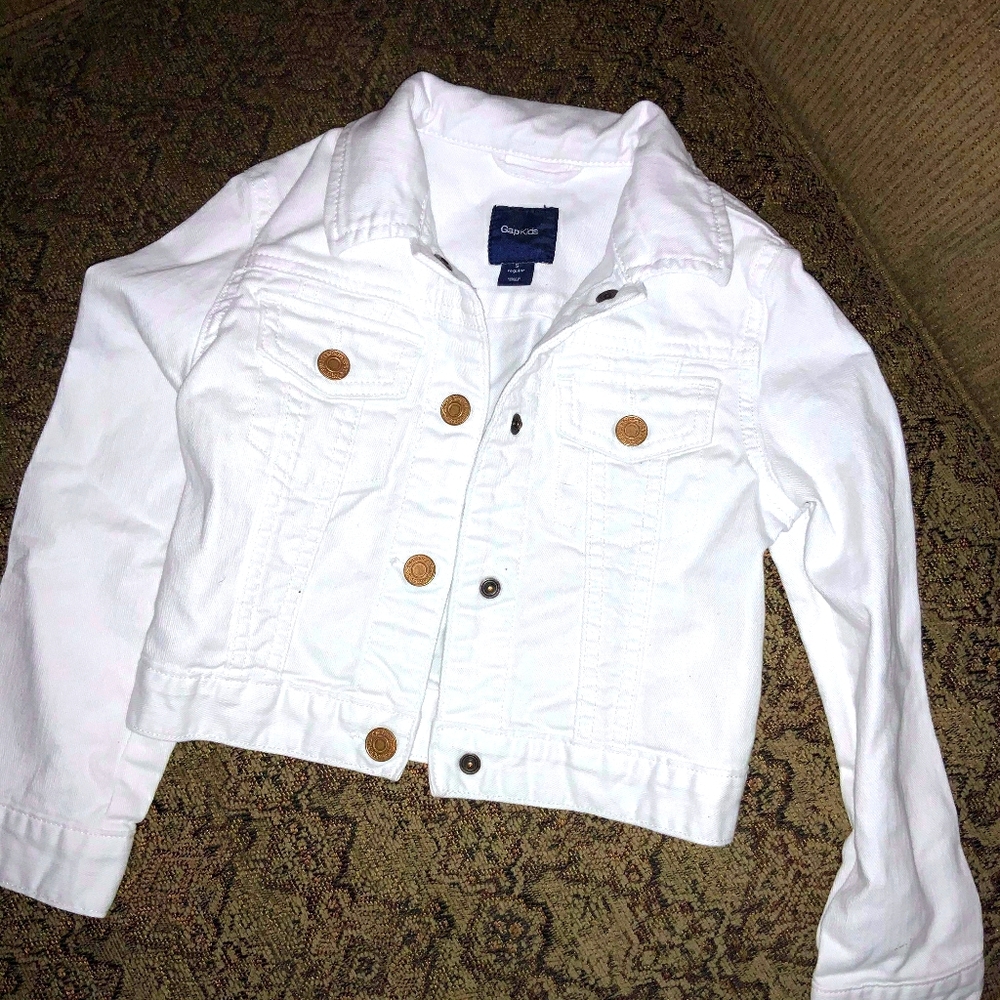 White denim jacket